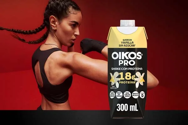 Oikos Pro Shake, la nueva bebida lista para tomar de Danone alta en proteína