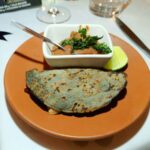 Quesadilla de atún ahumado