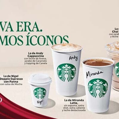 Starbucks lanza bebidas inspiradas en los personajes de El diablo viste a la moda 2