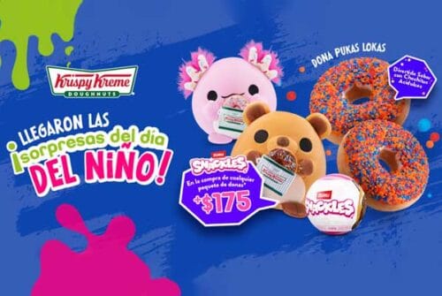 ¡Regresan las “Pukas Lokas” a Krispy Kreme! Donas llenas de color y peluches para el Día del Niño