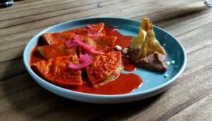 enchiladas de cochinita en Zuzu