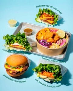 menú saludable en Shake Shack