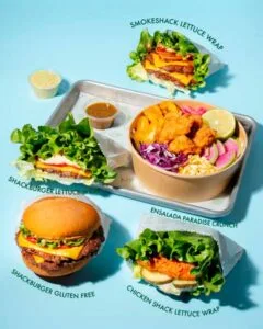menú saludable en Shake Shack