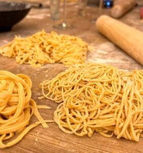 pasta hecha a mano en Travertino