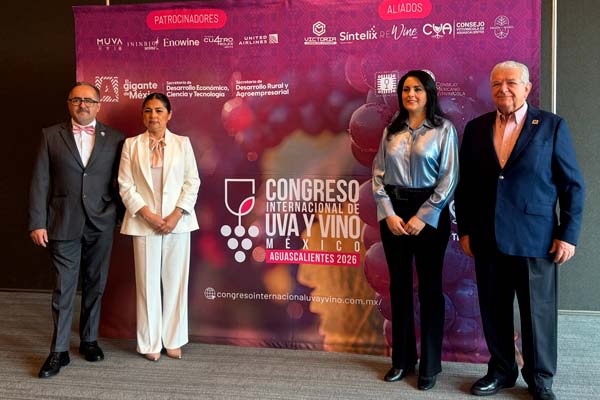 Anuncian el Congreso Internacional de la Uva y el Vino México 2026