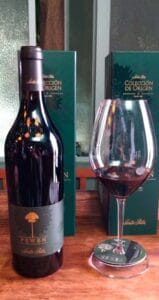 vino Pewen con uva carmenere