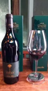 vino Pewen con uva carmenere