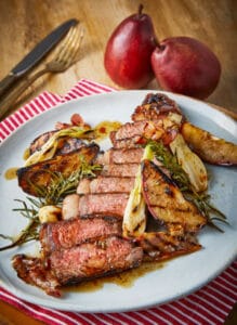 New York Steak con Peras