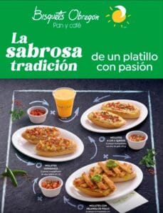 molletes de temporada en Bisquets Obregón