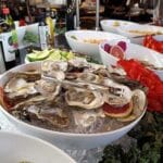 Ostiones en Buffet