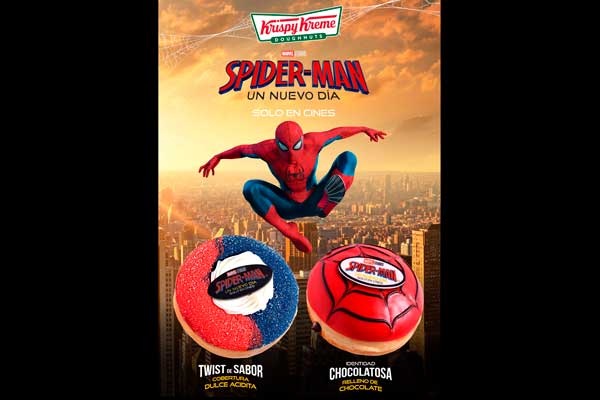 Spider-Man: Un nuevo día, se apodera de Krispy Kreme este verano