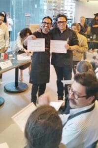 Chef Pepe salinas y Eduardo Figueroa