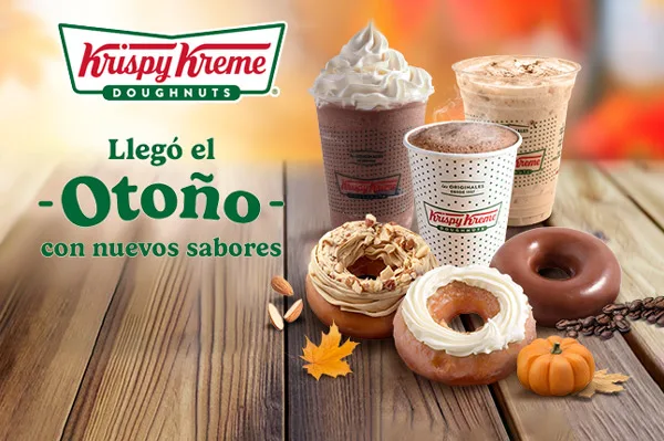 Krispy Kreme reinventa sus clásicos de otoño con el toque de pumpkin, maple y chai