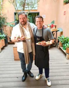 Chefs Cesar de la Parra y Palazuelos