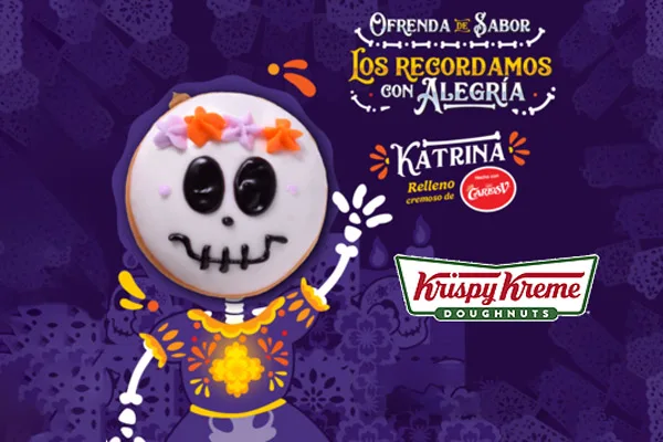 La Dona Katrina regresa a Krispy Kreme para llenar de sabor y color el Día de Muertos