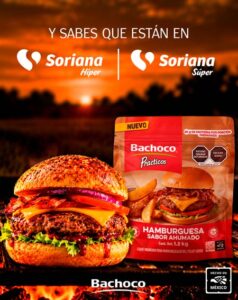 hamburguesas de res Bachoco