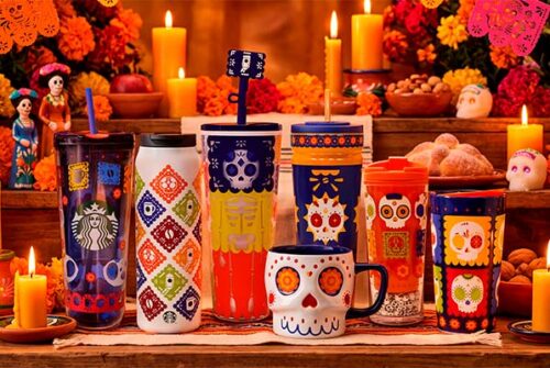 Starbucks lanza colección Día de Muertos 2026 creada por talento mexicano